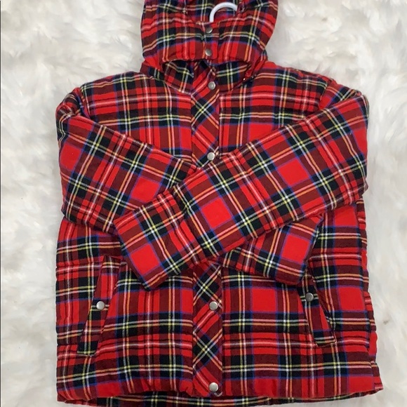 FOREVER21 plaid coat - Picture 1 of 1